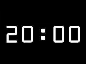 20 Minute Timer with Alarm (Countdown)