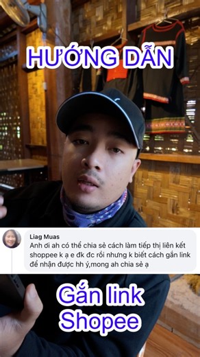 Hướng dẫn gắn link sản phẩm Shopee Video này mình hướng dẫn mọi người 2 cách để có thể kiếm tiền với affiliate shopee, làm tiếp thị liên kết sản phẩm ăn hoa hồng. #Dangholak #affiliateshopee #tiepthilienket #huongdan #kiemtienfacebook | Bing Y Lâm Đăng