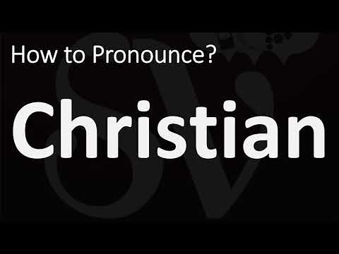 How to Pronounce Christian? (CORRECTLY)