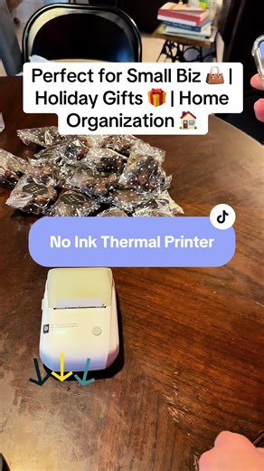 This tiny label printer is a game-changer for small business owners. It’s inkless, wireless, and ridiculously easy to use. Whether you’re organizing inventory, packaging products, or prepping for holiday sales, this compact machine saves you time and money. With a free app packed with fonts, borders, and symbols, you’ll be printing custom labels in seconds. Tap to shop and upgrade your workflow today! #SmallBusinessTools #LabelPrinterHack #TikTokShopFinds #EntrepreneurLife #PackagingMadeEasy