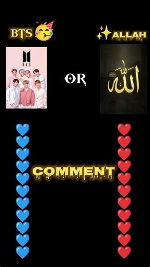 Allah or BTS | Imaan Always Wins 💪#vs#bts#allah#shorts#islamicstatus #trending #power