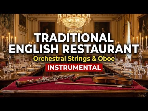 Traditional English Restaurant Songs | 12 Hours Orchestral Strings & Oboe Instrumental Music