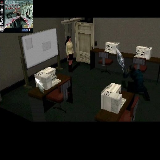 Clock Tower For PS1 #ps1 #nostalgiaplaystation #retrogaming #horrorgame #clocktower