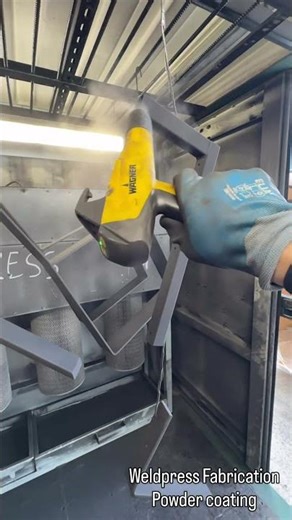 What is powder coating? How powder coating is applied? #weldpress #manufacturing #furnituredesign