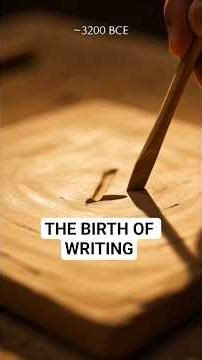 Writing didn’t just record history.It created it.