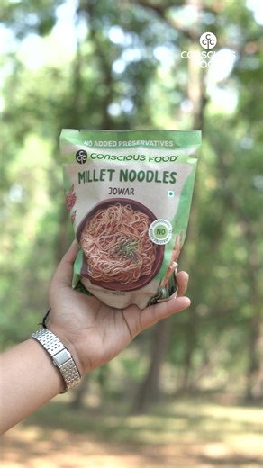 16 reactions | Who knew a quick meal could taste this good? ✨ In the middle of a hectic day, we paused — to cook our Millet Noodles. No maida. No additives. Just clean ingredients, real millets, and a comforting bowl ready in under 10 minutes.  Because food doesn’t need to be complicated to feel nourishing. It just needs to be clean. | Conscious Food | Facebook