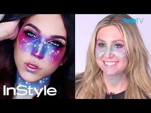 We Tried It: DIY Galaxy Makeup | We Tried It | InStyle