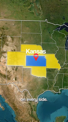 The U.S. State Farthest From Any Ocean 😳