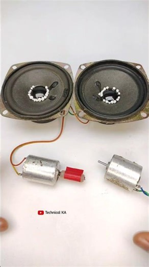Dynamo Motor Energy Pumps Up Speaker Sound