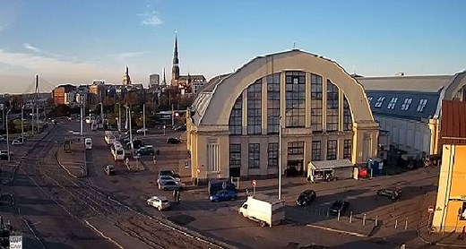 Webcam Riga Central Market, Riga, Latvia - Online Live Cam