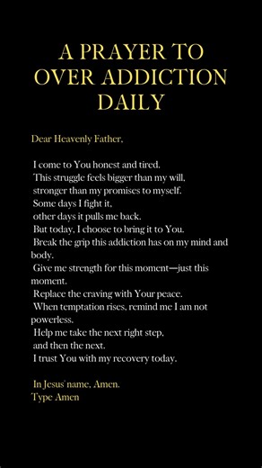This Prayer Changed Everything for Addiction #miracleprayer #healing #powerful