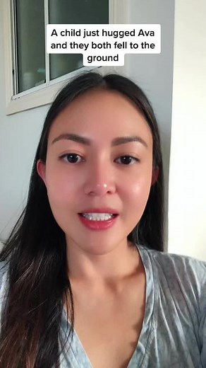 Child Hugs Ava Story: Playground Encounter