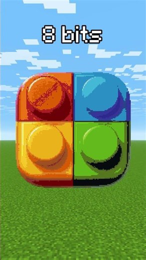 Minecraft Block Out! 64 bits 32 bits 16 bits 8 bits 4 bits 2 bits 1 bit