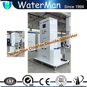 [Hot Item] Automatic Clo2 Generator Skid with Reagent Filling System PLC Control Capacity Chlorine Dioxide 50g/H