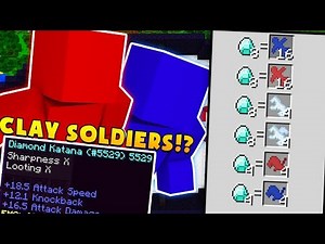 CLAY SOLDIERS MINECRAFT MODDED BATTLEDOME - MINECRAFT MOD CHALLENGE | JeromeASF