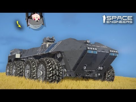This Impressive Transport APC Drives and Fights Well, Space Engineers