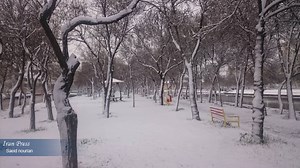 Photo: Surprising spring snowfall blanket northwestern Ardabil province