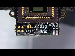 Soldering Coaxial Cable to CMOS Imaging Sensor PCB
