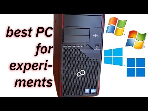 Fujitsu Esprimo P910 feat. six Windows versions (XP to 11)