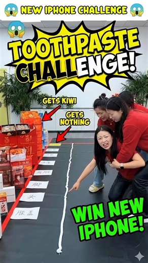 New Toothpaste Challenge 😱. #trending #ytshorts #shortvideo #shorts