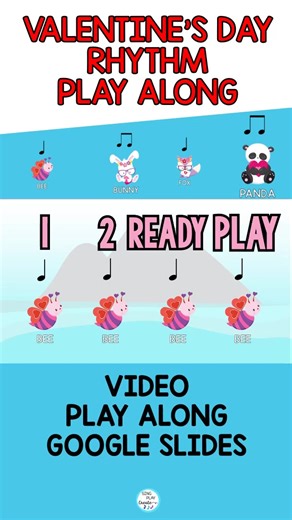 Heart-Themed Rhythmic Play-Along Activity