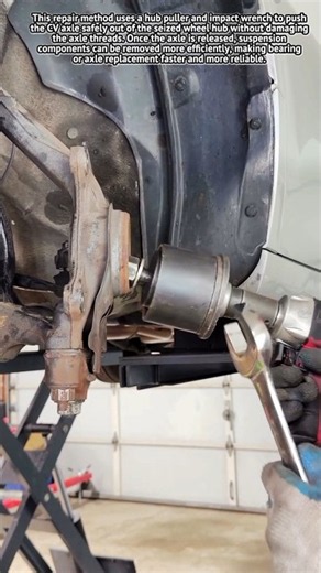 CV Axle Replacement Trick That Removes Stubborn Wheel Hubs with Ease!