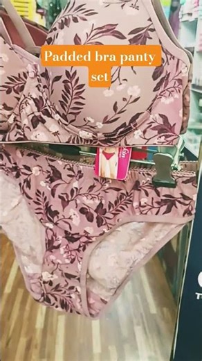 padded bra panty set #shorts #viral #reels #trending