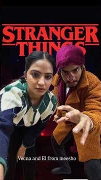 STRANGER THINGS fan aa jao 🤣✨ #maimohini #strangerthings #siblings #comedy #bhaibehen