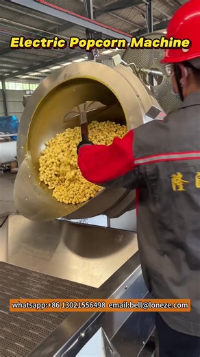 Good Quality Industrial Electric Induction Popcorn Machine for Commercial Use #popcornmaker #popcornmachines #popcornmakingmachine #sweetpopcorn #mushroompopcorn