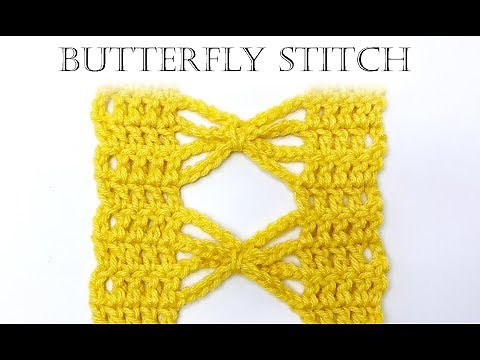 How to Crochet Butterfly Stitch