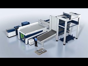 TRUMPF automation: TruLaser 5030 fiber - Semi-automated und fully automated processing