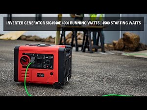 4000 Watt Inverter Generator for Quiet, Electronic-Safe Remote Power