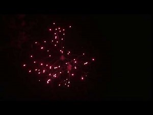 FF14213 100mm - Shell - LD - Red Crackling Crossette