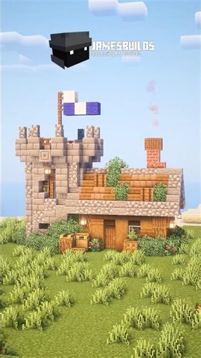Minecraft Survival Castle House 🏡 🏰 #minecraft