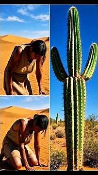 “Desert Warriors 🌵 The Secret of Cactus Survival!” #desertlife