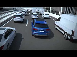 Audi Q7 driver assistance systems - Traffic jam assistant