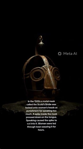 The Scold's Bridle: The Iron Mask Locked onto Women for Speaking Too Much