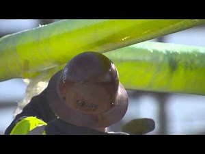 San Francisco 49ers' Levi's Stadium Collapsible Goal Post Installation
