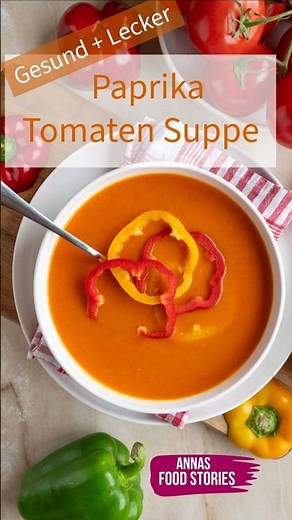 Paprika Tomato Soup - soooo delicious and healthy - easy recipes