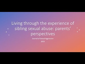 Living with Sibling Sexual Abuse