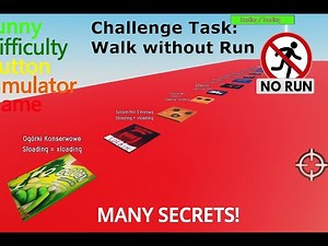 Funny Difficulty Button Simulator Game: Walk without run class 1-8 guide