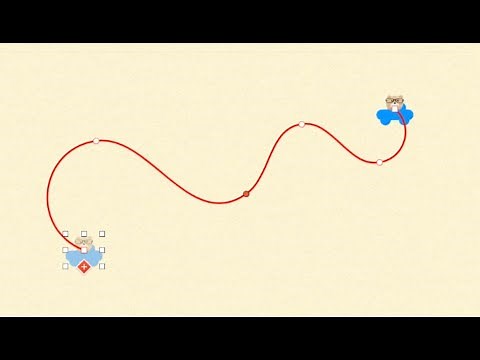 【Keynote】 線に沿って図形を動かすアニメーションを簡単に作る方法 2022-07 手順 Mac