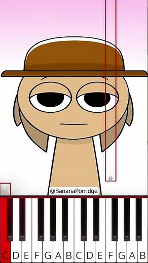 Sprunki Tunner Phase 4 #sprunki #incredibox (@BananaPorridge) - Octave Piano Tutorial
