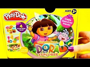 DibusYmas Play Doh Dora the Explorer playdough playset by unboxingsurpriseegg