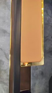 Our new Kato leather gate is so...... Fluffy Press to feel the luxury The most luxurious HDB gate in Singapore 😎😎 | My Digital Lock Pte Ltd