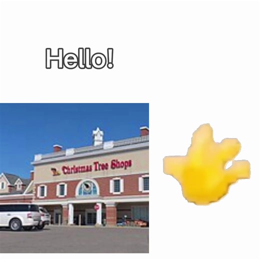 Christmas Tree Shops Wants you to say hello back to him | christmas trees