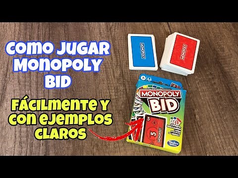 Monopoly BID como juagar / como jugar monopoly bid fácil y rápido, te garantizo que aprendes!!