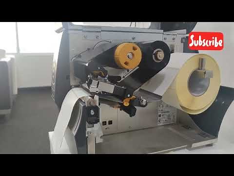 Zebra ZT410 change Ribbon & Labels | Ribbon out error | Load labels | Zebra printer configuration