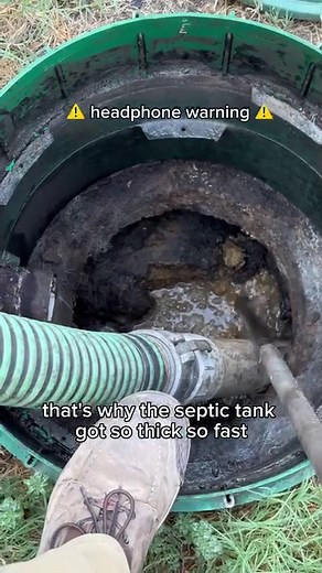 Septic tank thicc after only 3 years #poorpumpersociety #septictank #reels | Poor Pumper Society
