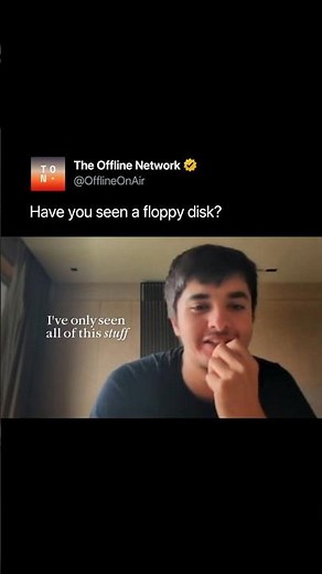 Have you seen a floppy disk?